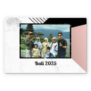 Photobook Album Foto Custom - Marble Hashtags
