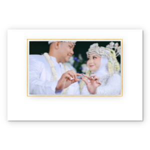 Photobook Album Foto Custom - Modern Wedding