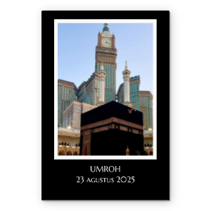 Photobook Album Foto Custom - Modern Black