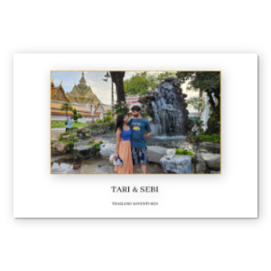 Photobook Album Foto Custom - Modern Wedding