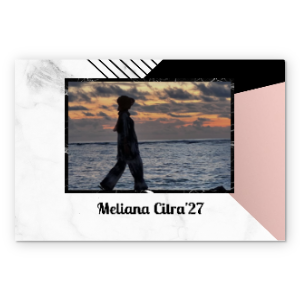 Photobook Album Foto Custom - Marble Hashtags