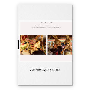 Photobook Album Foto Custom - Wedding Day
