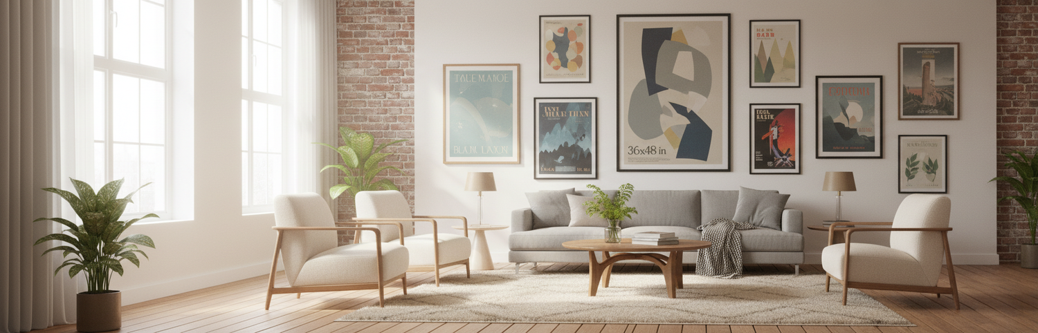 Poster Ukuran Ideal: Ubah Ruang Instan!