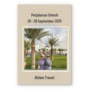 Photobook Album Foto Custom - Travel