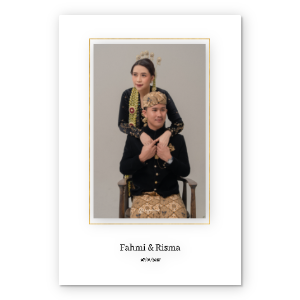 Photobook Album Foto Custom - Modern Wedding
