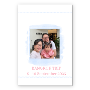 Photobook Album Foto Custom - Travel