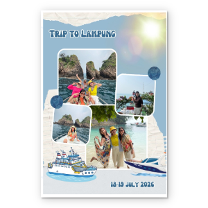 Photobook Album Foto Custom - Travel