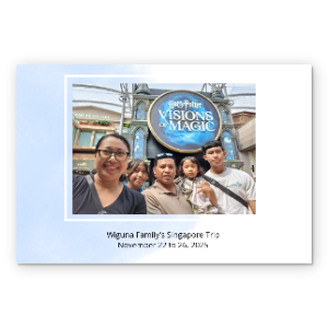 Photobook Album Foto Custom - Travel
