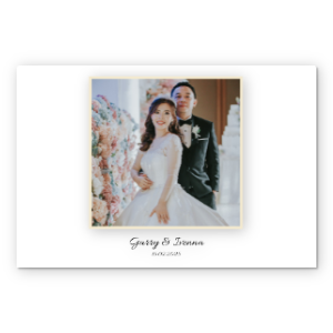 Photobook Album Foto Custom - Modern Wedding