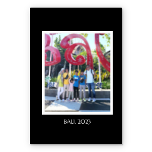 Photobook Album Foto Custom - Modern Black