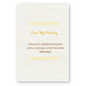 Photobook Album Foto Custom - Happy Family