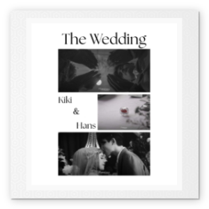 Photobook Album Foto Custom - Wedding Day