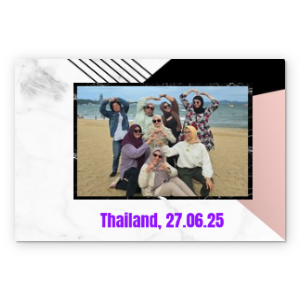 Photobook Album Foto Custom - Marble Hashtags